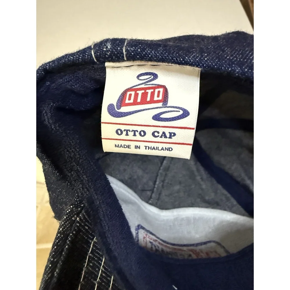 Vintage Otto Cap Trucker Hat Denim‎ Snapback Kephart Truck Embroidered 80s 90s
